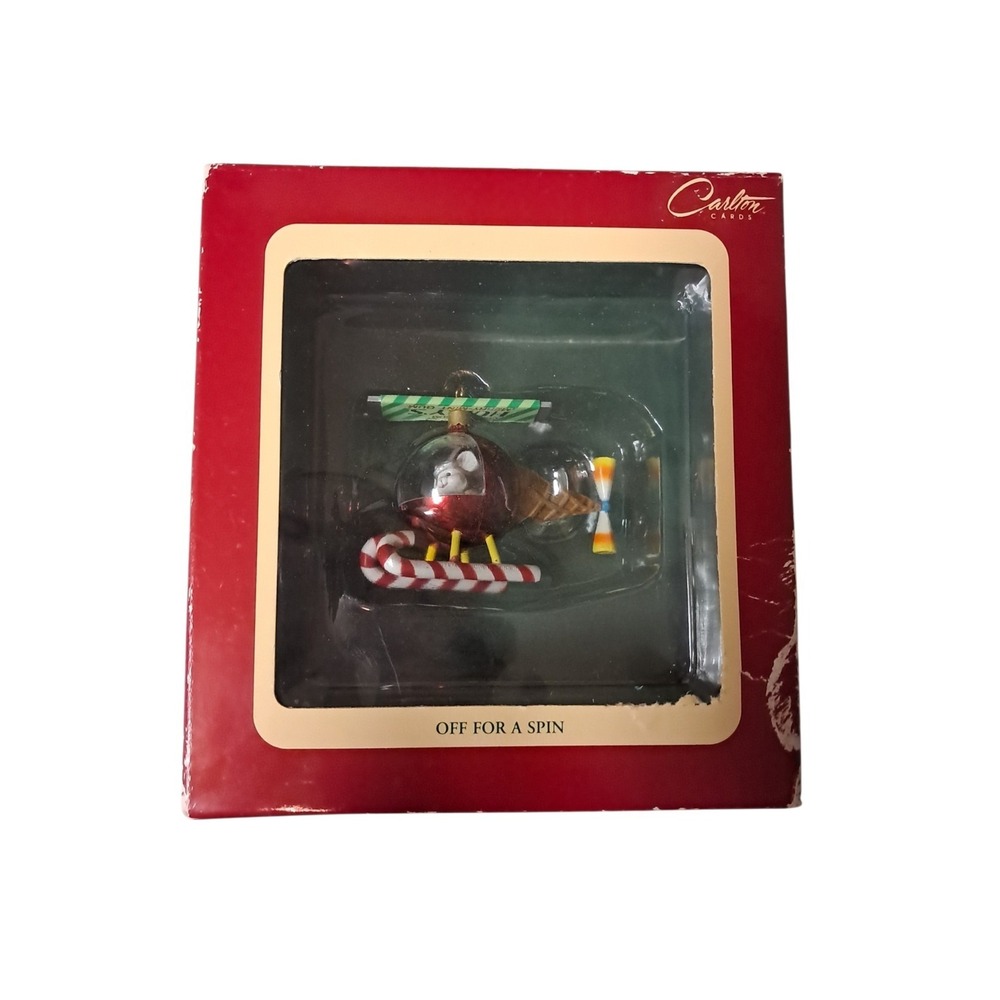 Carlton Cards Heirloom Collection "Off For A Spin" 1994 Ornament